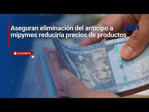 Aseguran eliminación del anticipo a mipymes reduciría precios de productos
