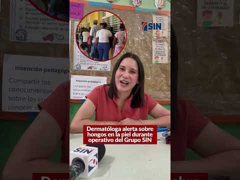 Dermatóloga alerta sobre hongos en operativo médico