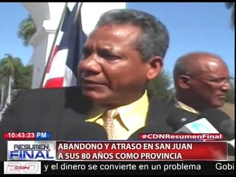 Abandono y atraso en San Juan a sus 80 años como provincia