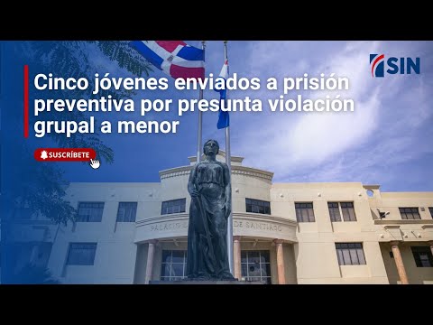 Cinco jóvenes enviados a prisión preventiva por presunta violación grupal a menor